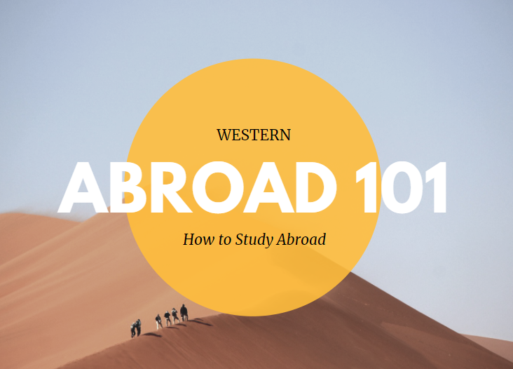 Western Abroad 101 How to Study Abroad
