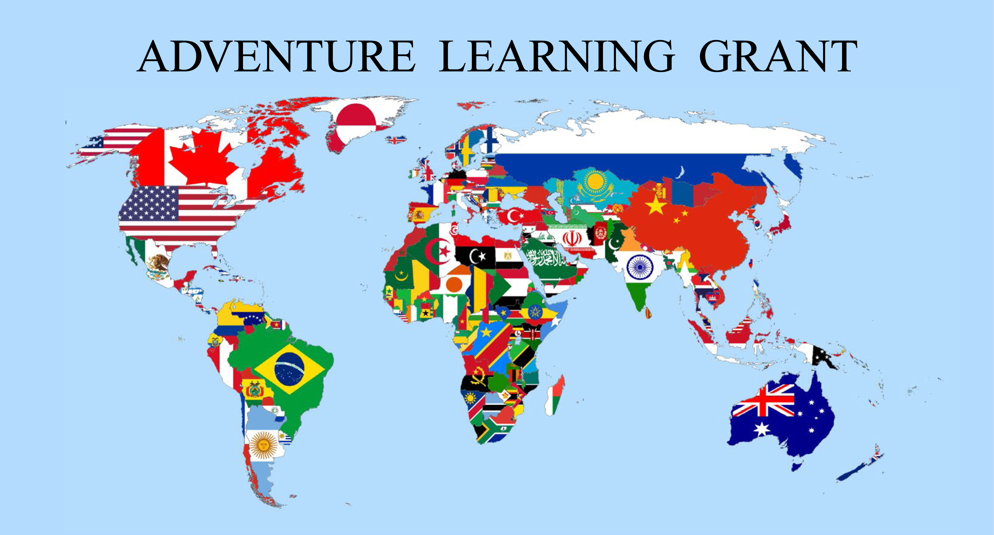 Adventure Learning Grant map