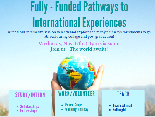 Fully-Funded Pathways to International Experiences
